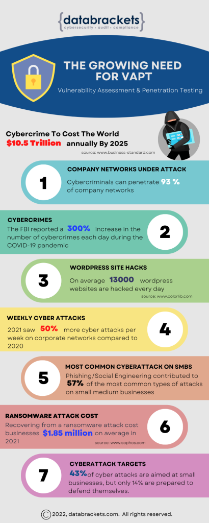 Growing need for VAPT infographic-databrackets