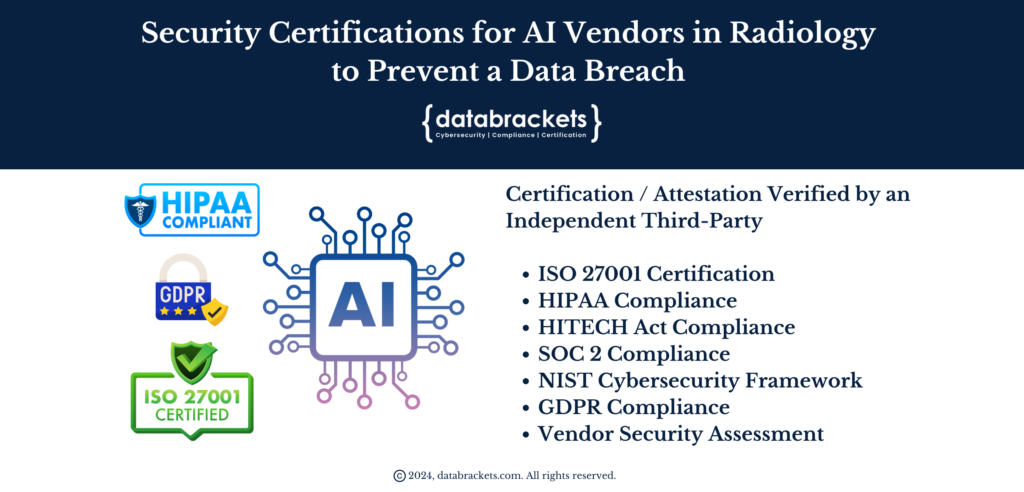 Security Certifications for AI Vendors to Prevent a Data Breach